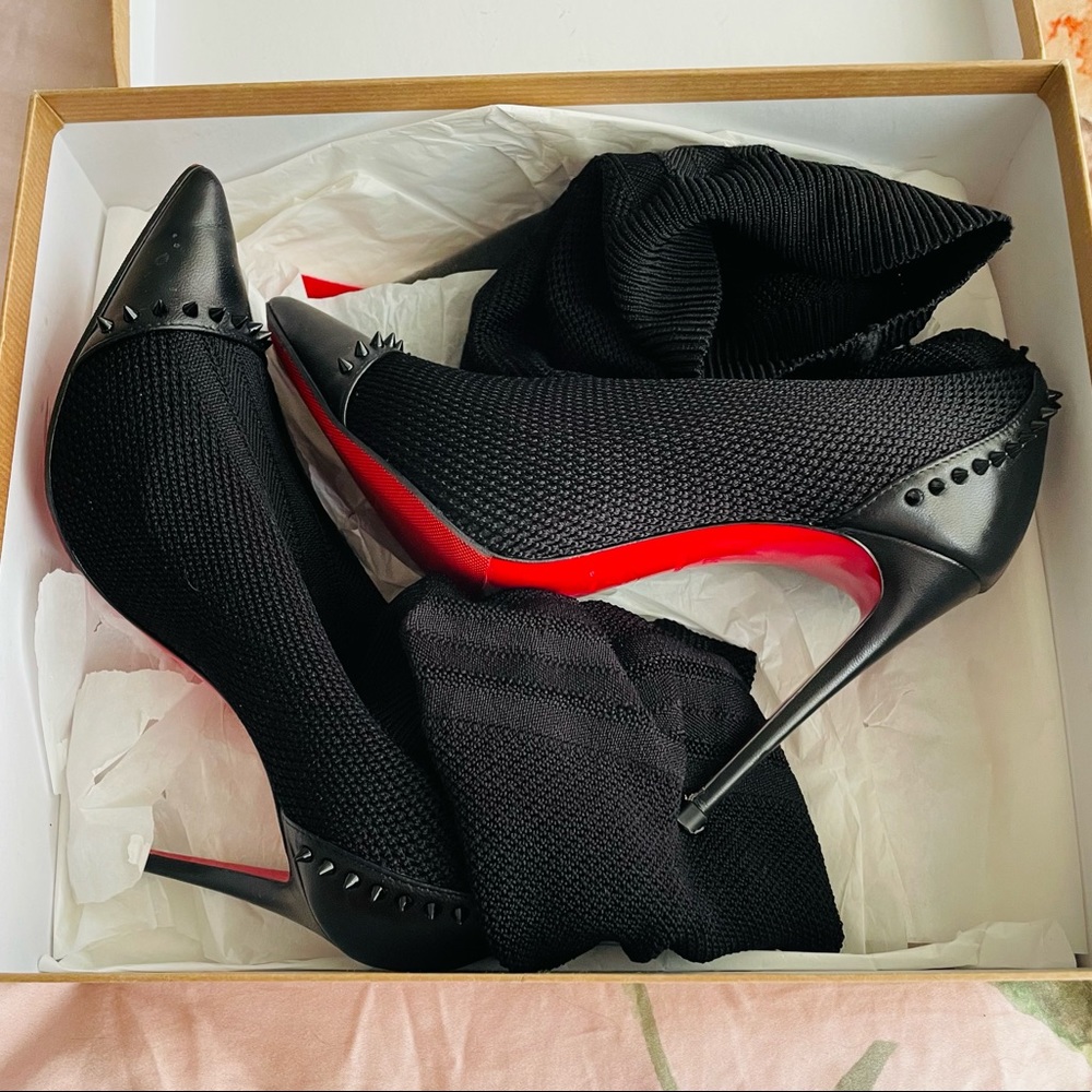 Christian Louboutin Sock Boots - Rare find! - Picture 2 of 16